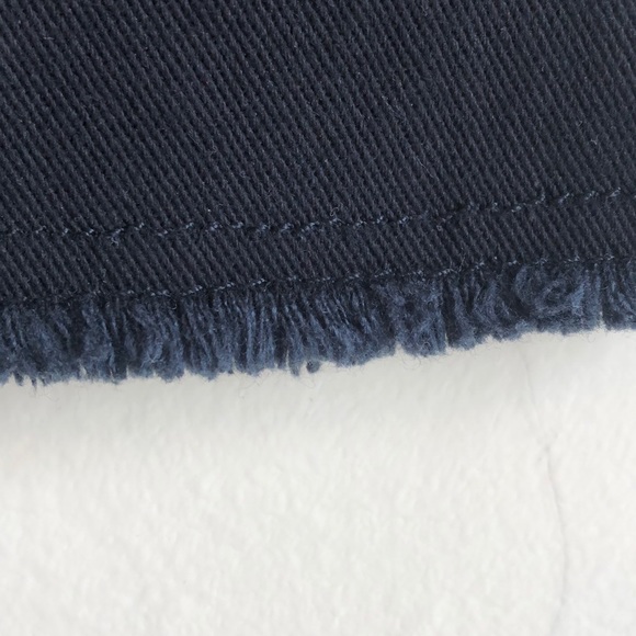 Black Denim Button-front Skirt - Picture 4 of 6